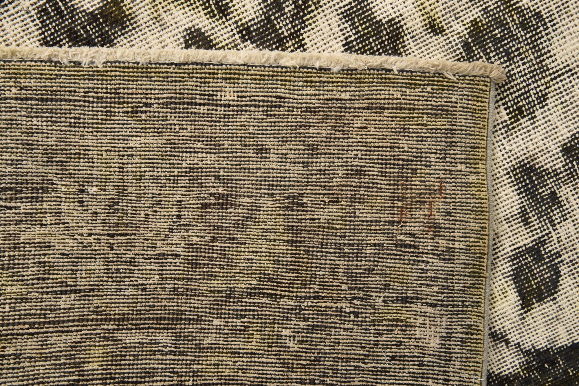 9' 2 x 12' Hand Knotted Ultra Vintage Persian Wool Rug