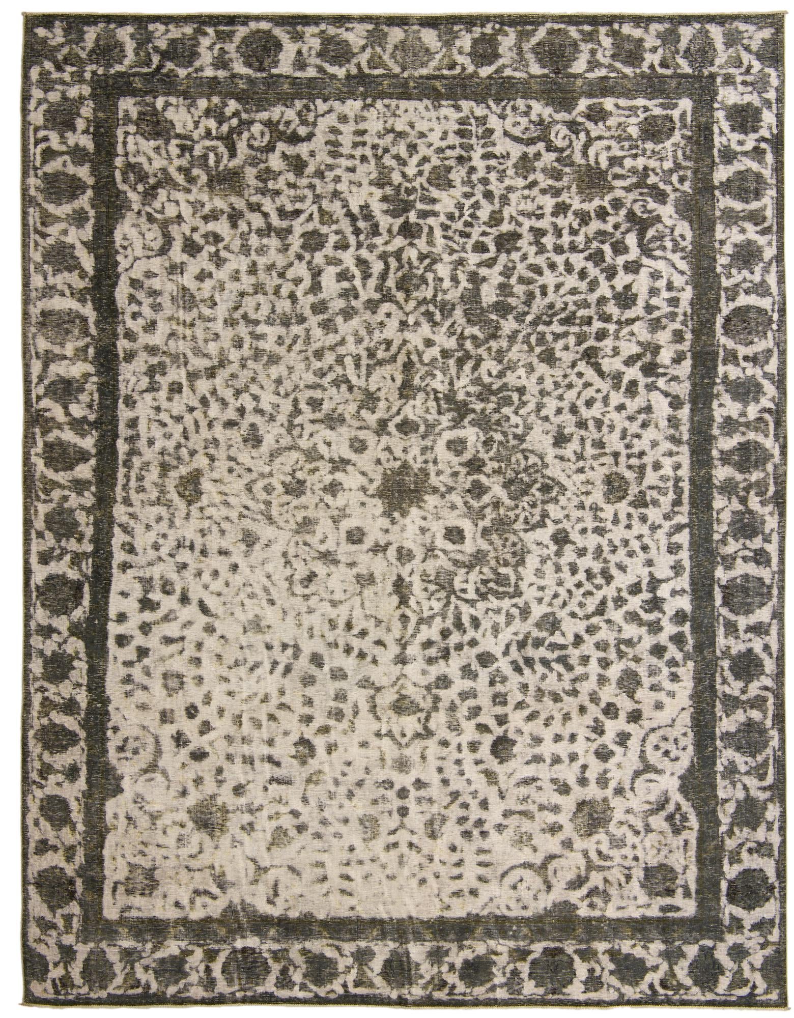 9' 2 x 12' Hand Knotted Ultra Vintage Persian Wool Rug