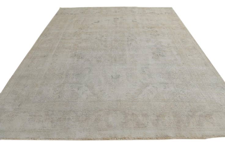 Detail image of 9' 3 x 12' 2 Hand Knotted Ultra Vintage Persian Wool Rug