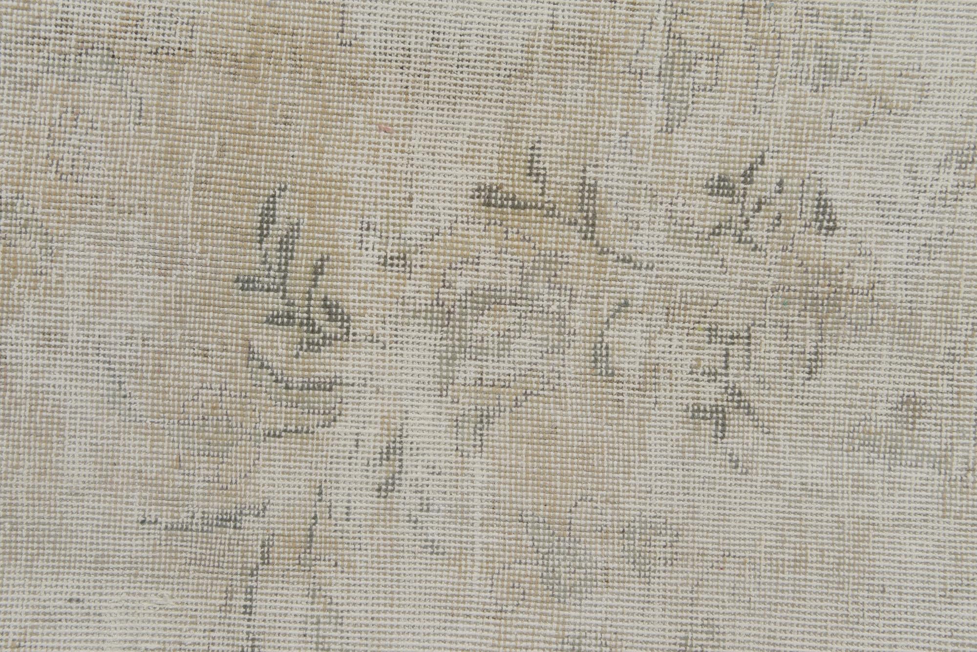 9' 3 x 12' 2 Hand Knotted Ultra Vintage Persian Wool Rug