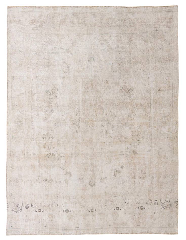 Detail image of 9' 3 x 12' 2 Hand Knotted Ultra Vintage Persian Wool Rug