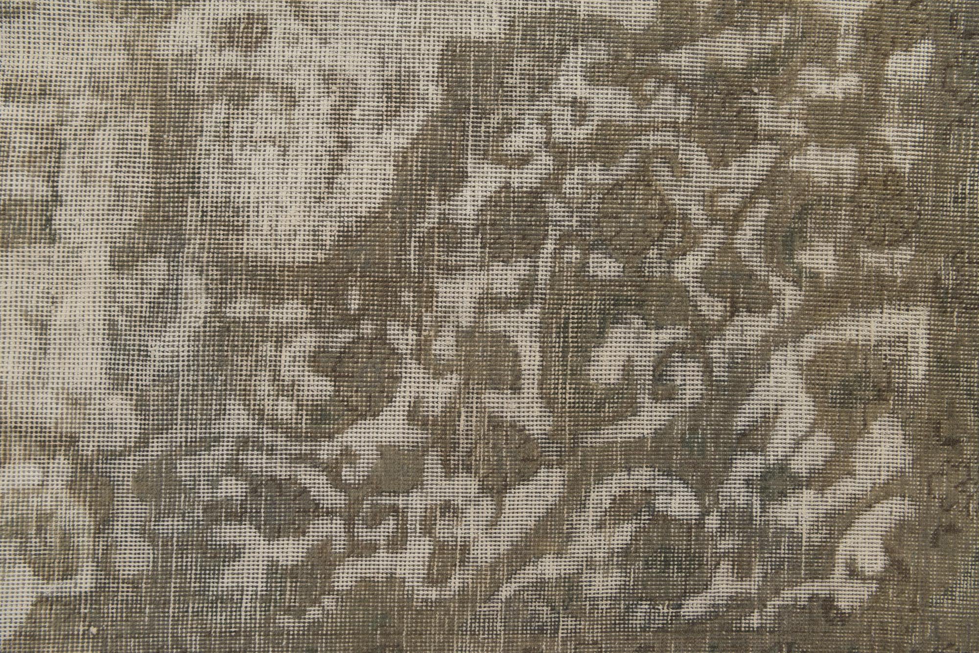 9' 6 x 12' 4 Hand Knotted Ultra Vintage Persian Wool Rug