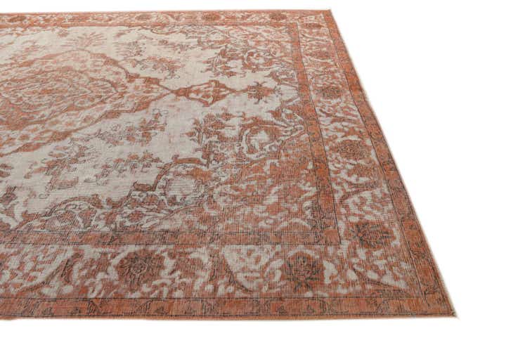 9' 4 x 13' Hand Knotted Ultra Vintage Persian Wool Rug