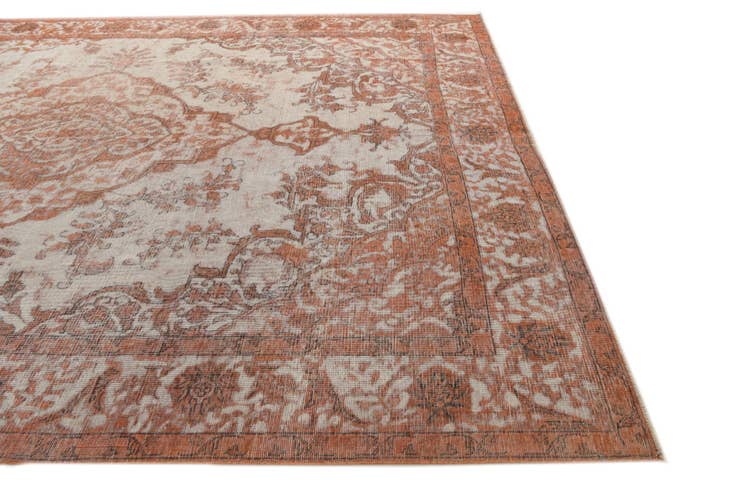 Detail image of 9' 4 x 13' Hand Knotted Ultra Vintage Persian Wool Rug