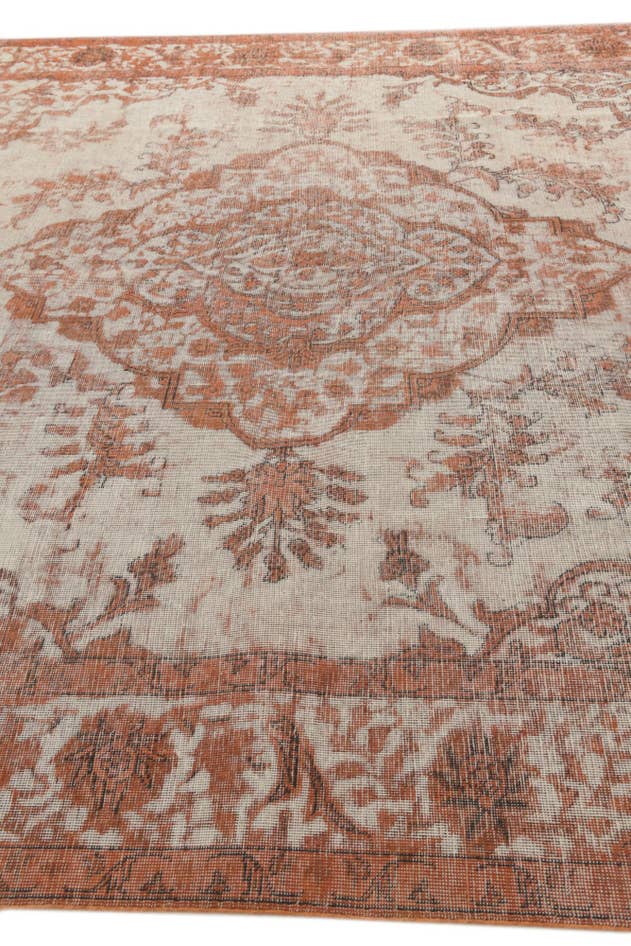 Detail image of 9' 4 x 13' Hand Knotted Ultra Vintage Persian Wool Rug