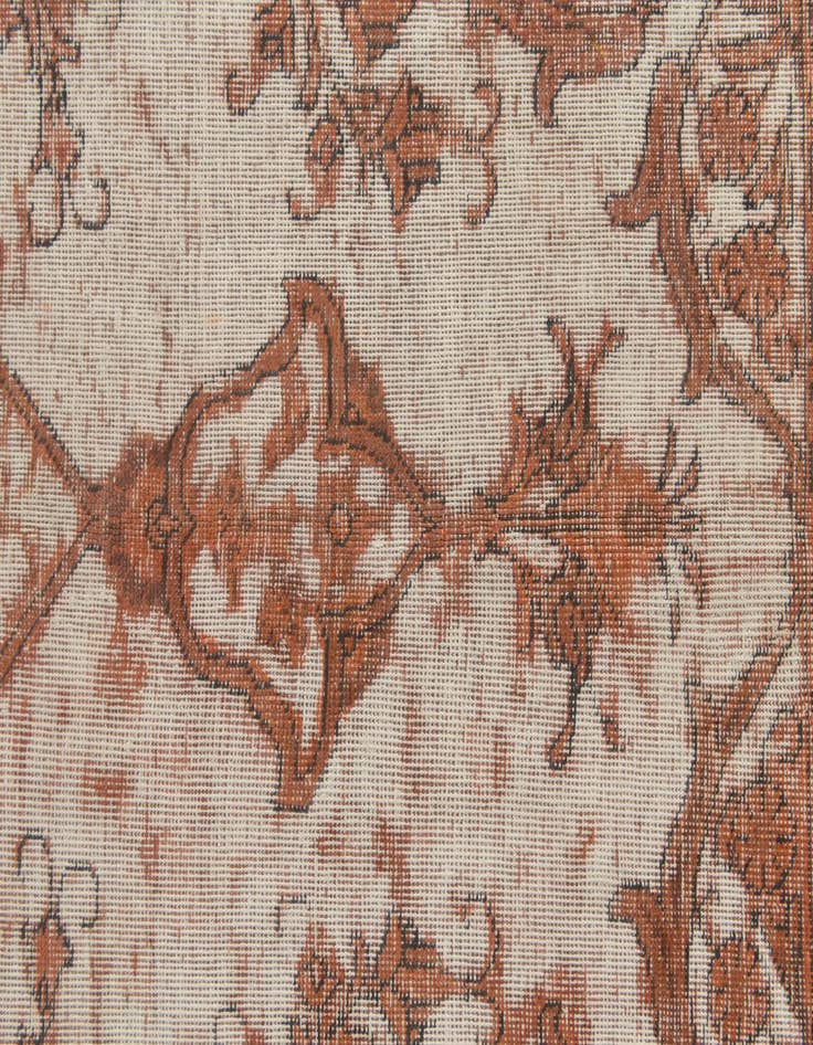 Detail image of 9' 4 x 13'  Hand Knotted Ultra Vintage Persian Wool Rug