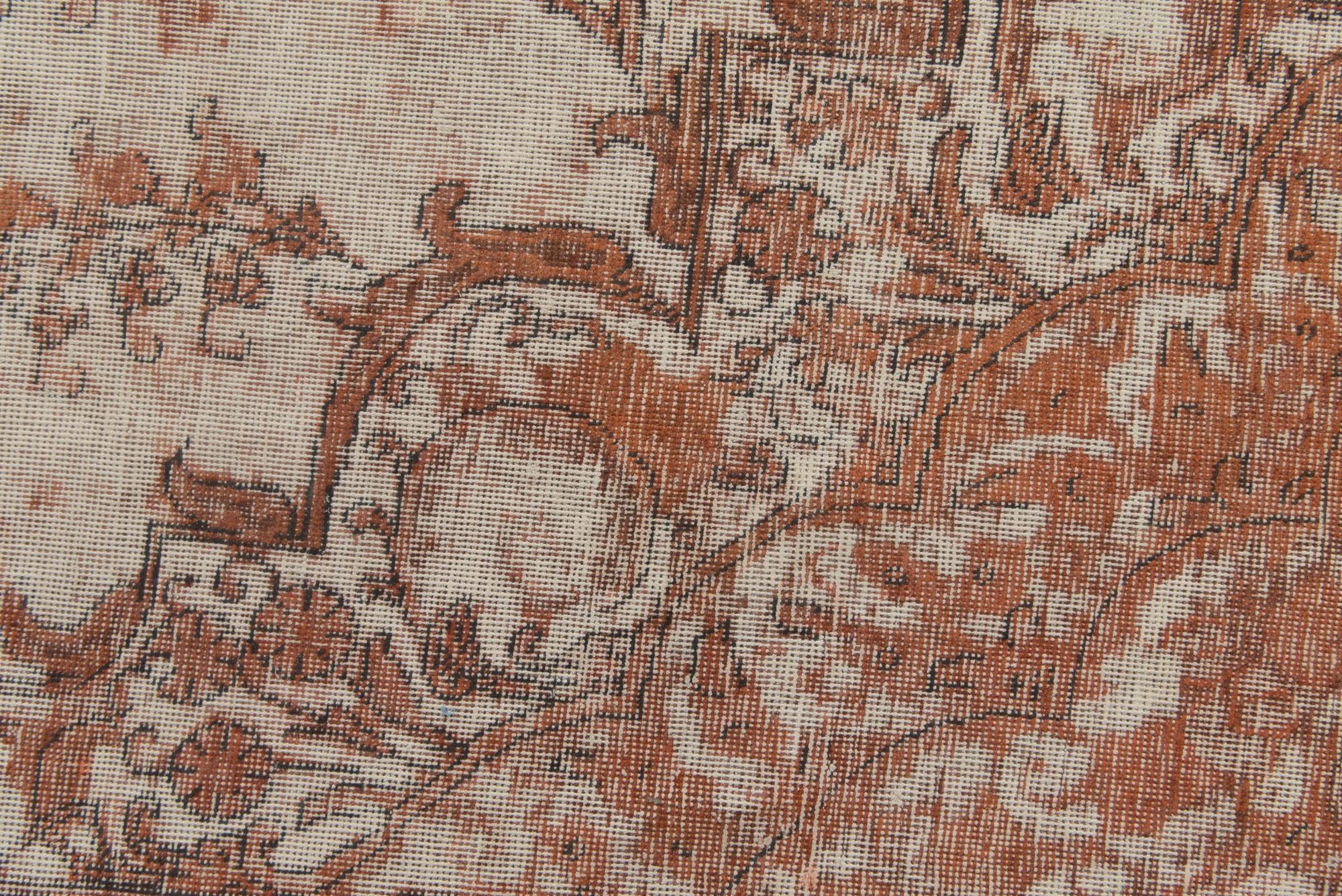 9' 4 x 13' Hand Knotted Ultra Vintage Persian Wool Rug