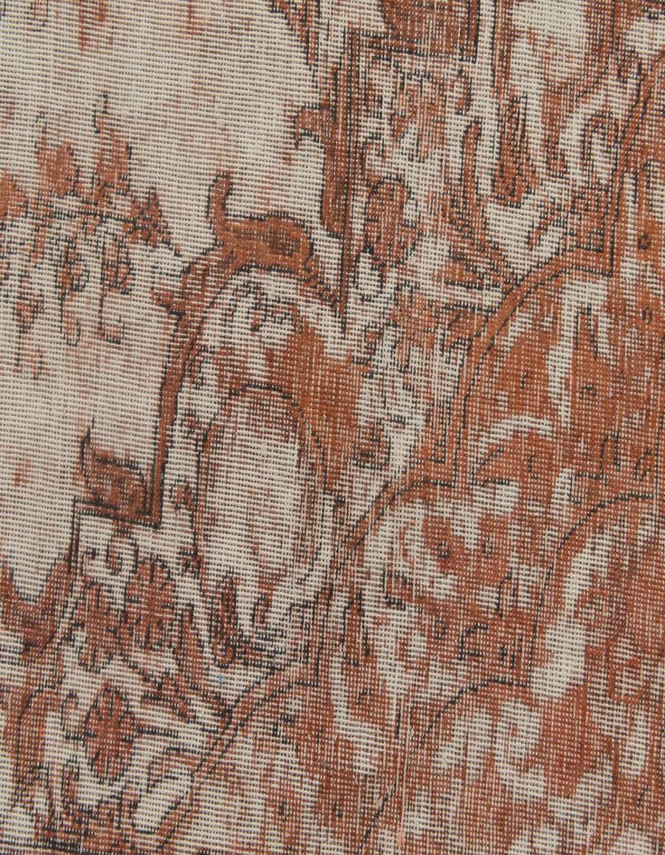 Detail image of 9' 4 x 13'  Hand Knotted Ultra Vintage Persian Wool Rug