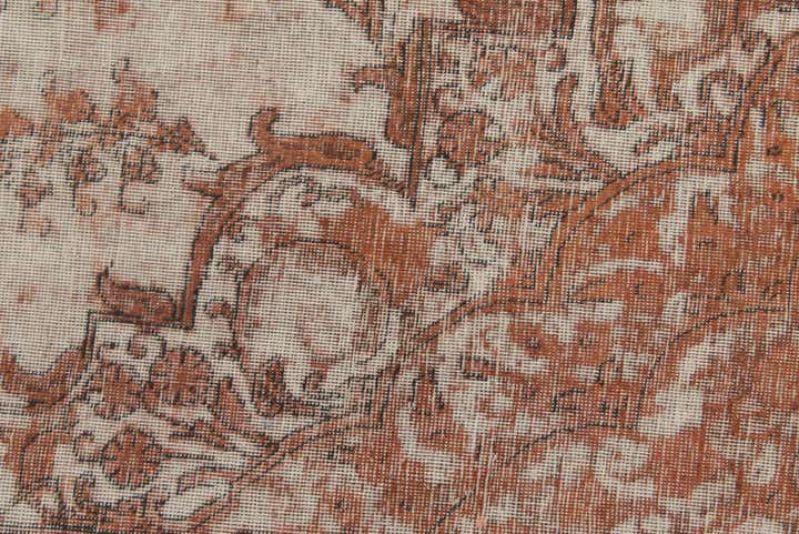 9' 4 x 13' Hand Knotted Ultra Vintage Persian Wool Rug