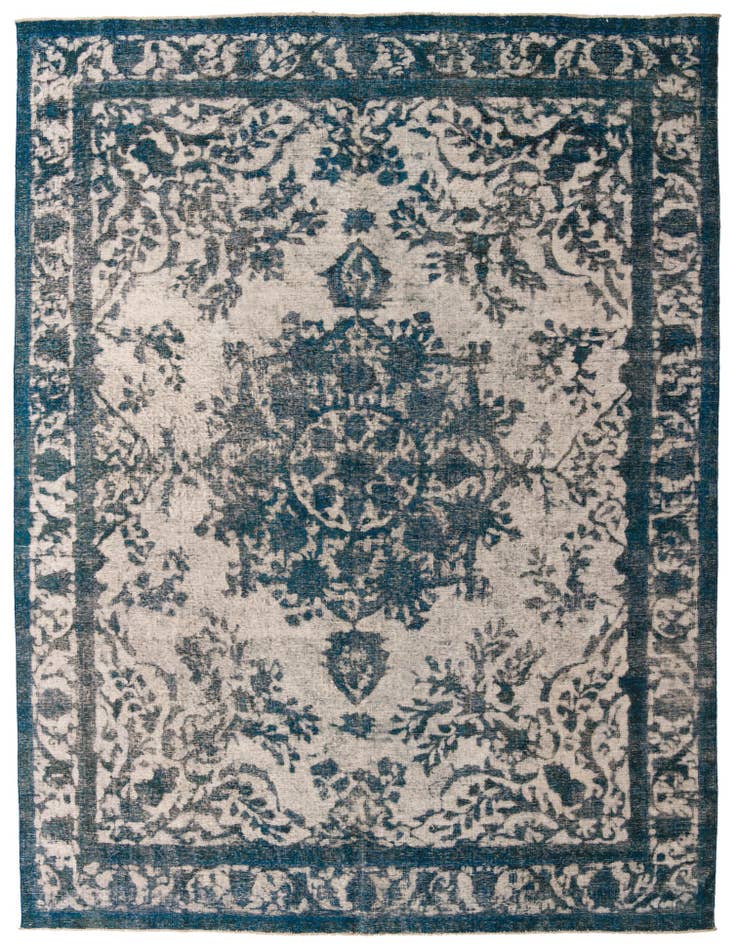 Detail image of 9' 4 x 12' 10 Hand Knotted Ultra Vintage Persian Wool Rug