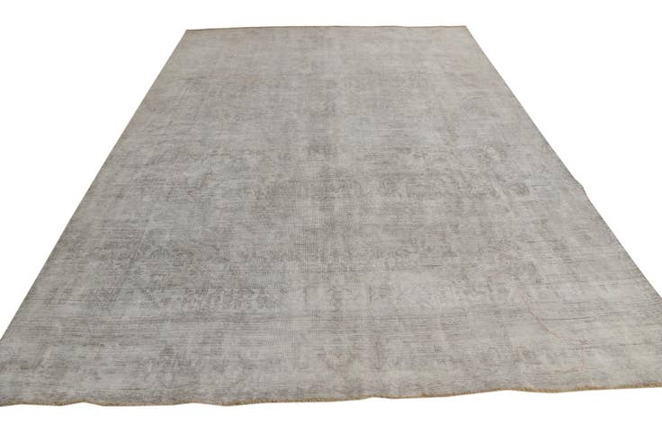 Detail image of 8' 10 x 12' 3 Hand Knotted Ultra Vintage Persian Wool Rug