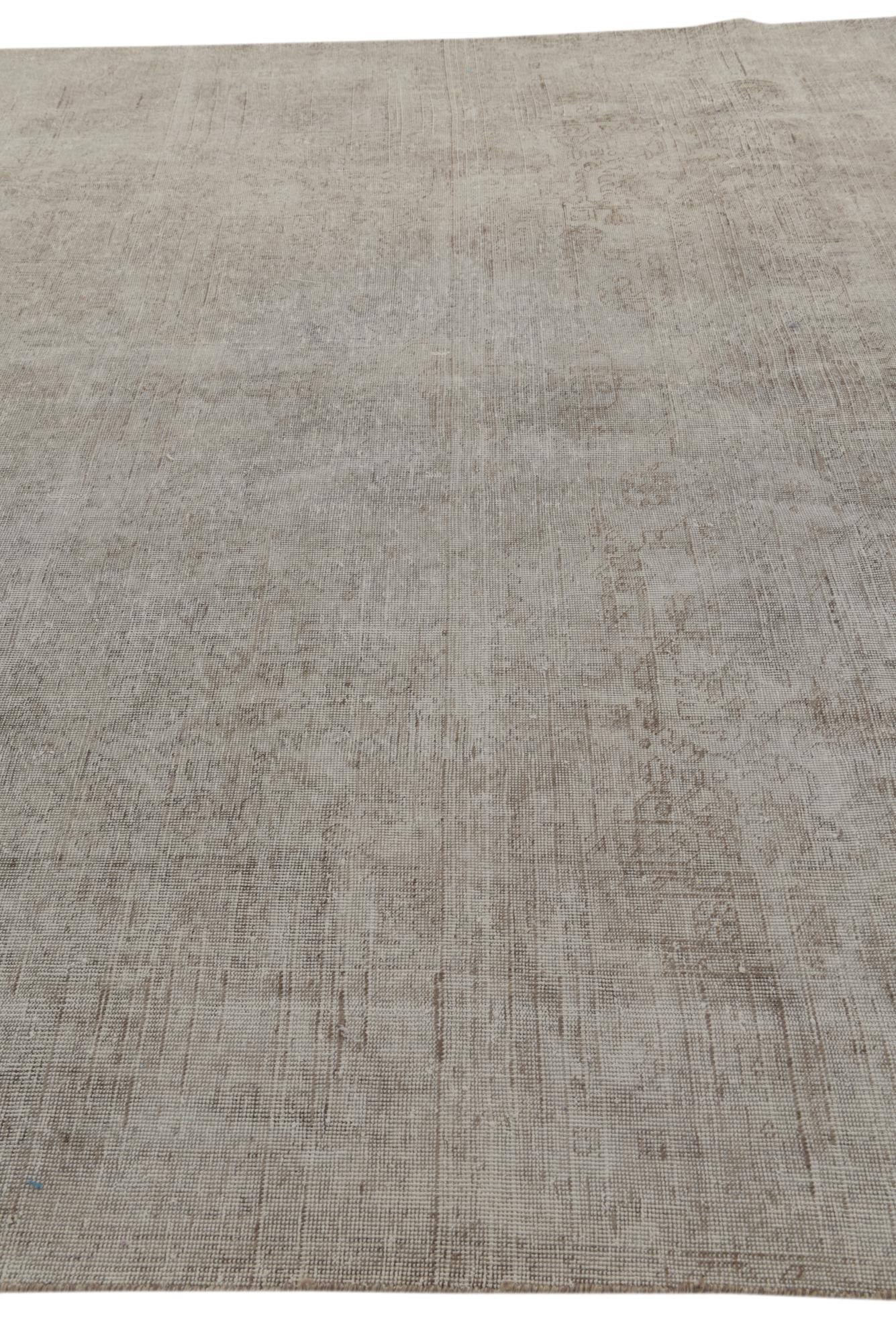 8' 10 x 12' 3 Hand Knotted Ultra Vintage Persian Wool Rug