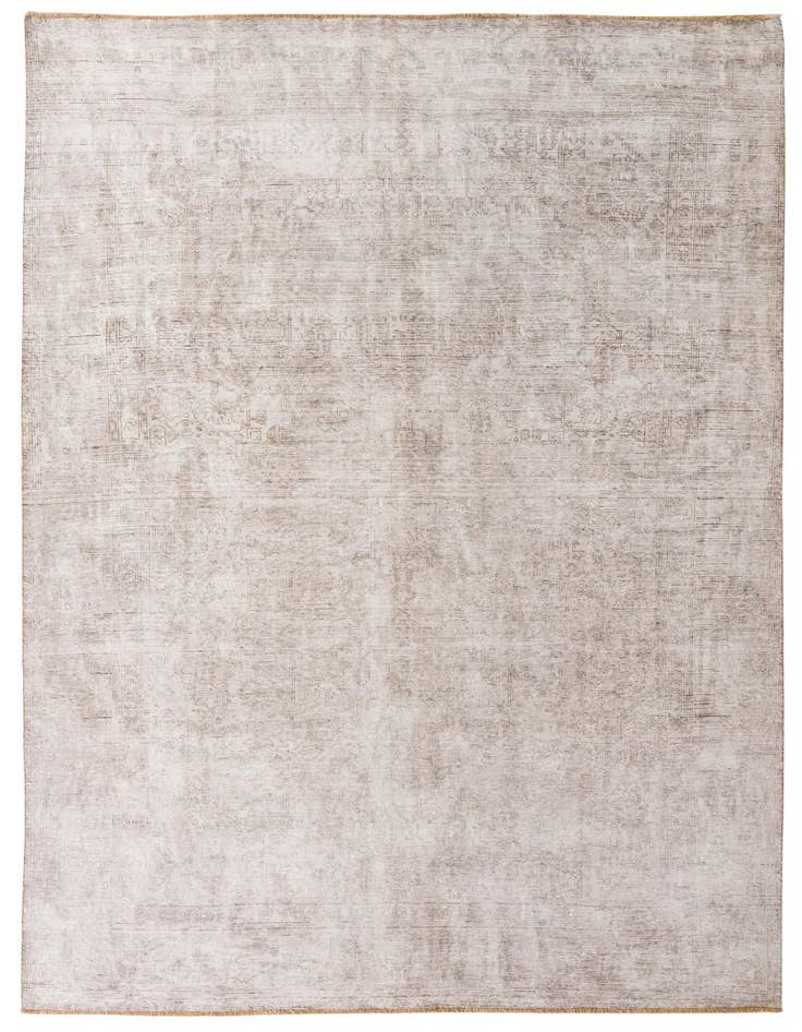 Detail image of 8' 10 x 12' 3 Hand Knotted Ultra Vintage Persian Wool Rug