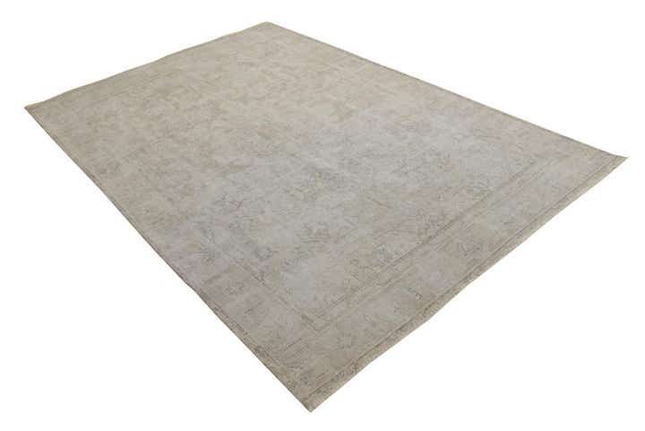 6' 4 x 9' 4 Hand Knotted Ultra Vintage Persian Wool Rug