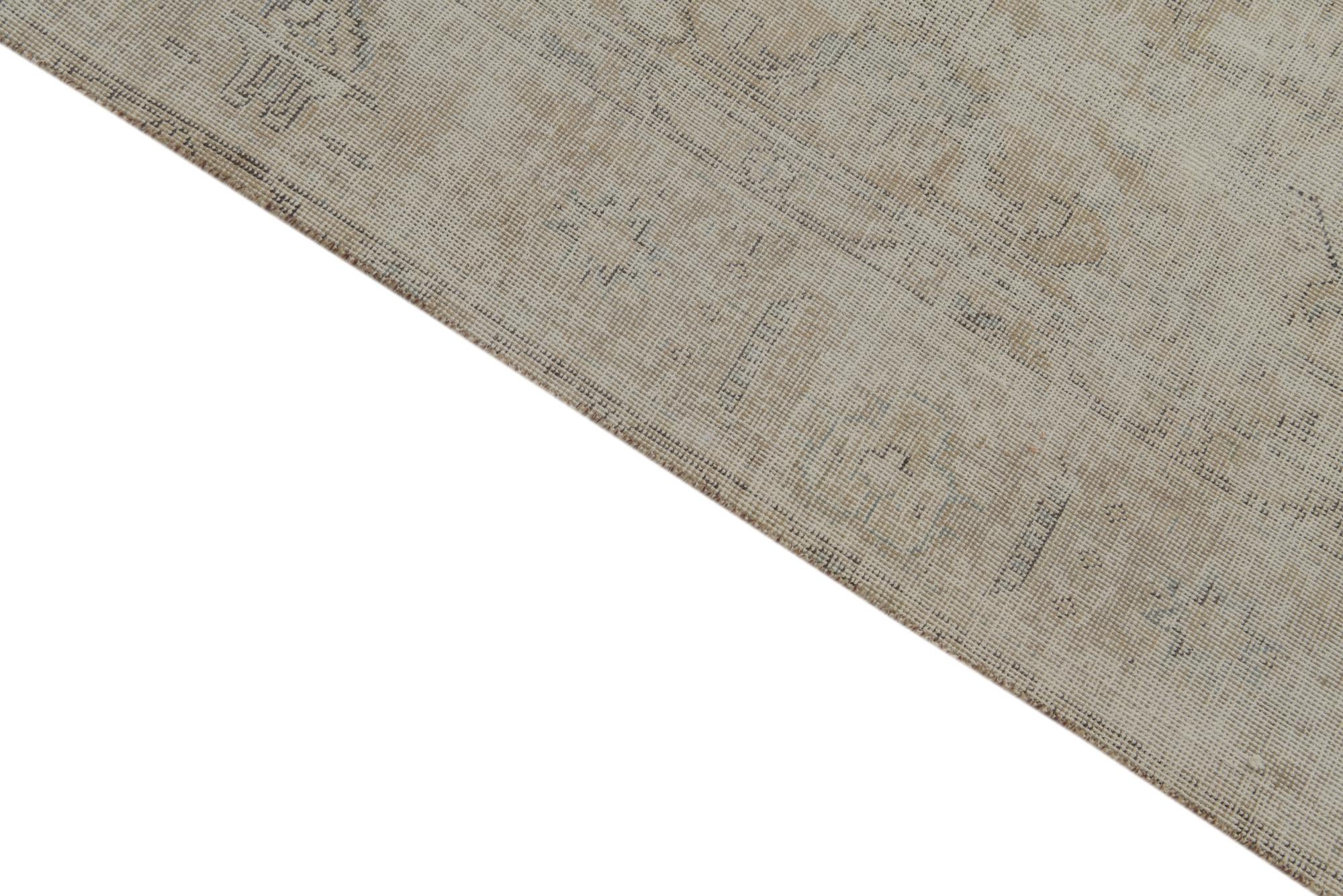 6' 4 x 9' 4 Hand Knotted Ultra Vintage Persian Wool Rug