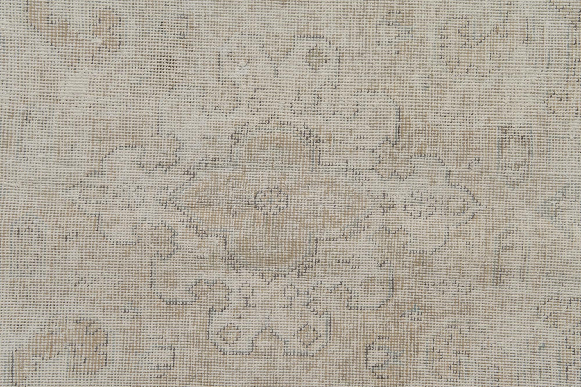6' 4 x 9' 4 Hand Knotted Ultra Vintage Persian Wool Rug