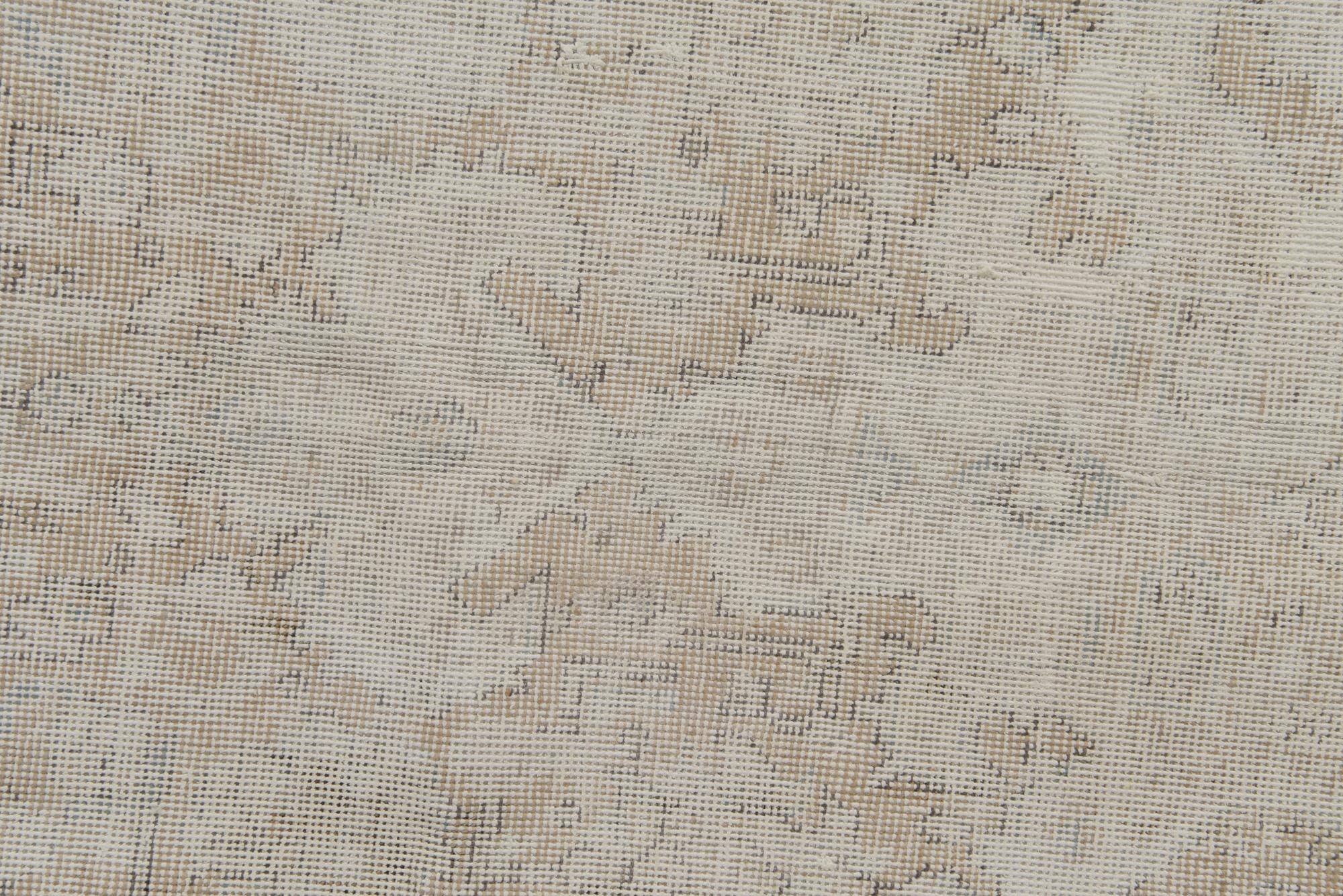 6' 4 x 9' 4 Hand Knotted Ultra Vintage Persian Wool Rug