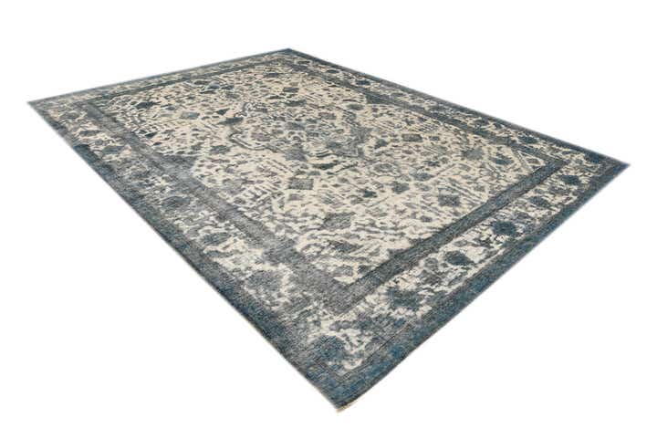 9' 6 x 12' 9 Hand Knotted Ultra Vintage Persian Wool Rug