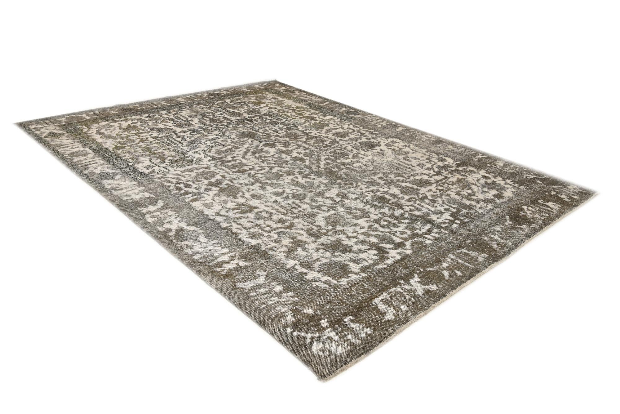 9' 5 x 12' 9 Hand Knotted Ultra Vintage Persian Wool Rug
