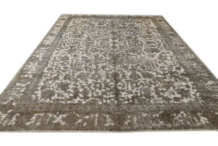 9' 5 x 12' 9 Hand Knotted Ultra Vintage Persian Wool Rug