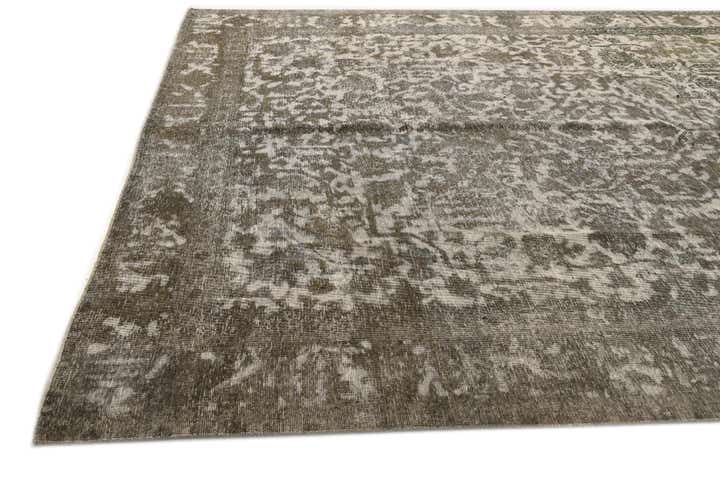 9' 5 x 12' 9 Hand Knotted Ultra Vintage Persian Wool Rug