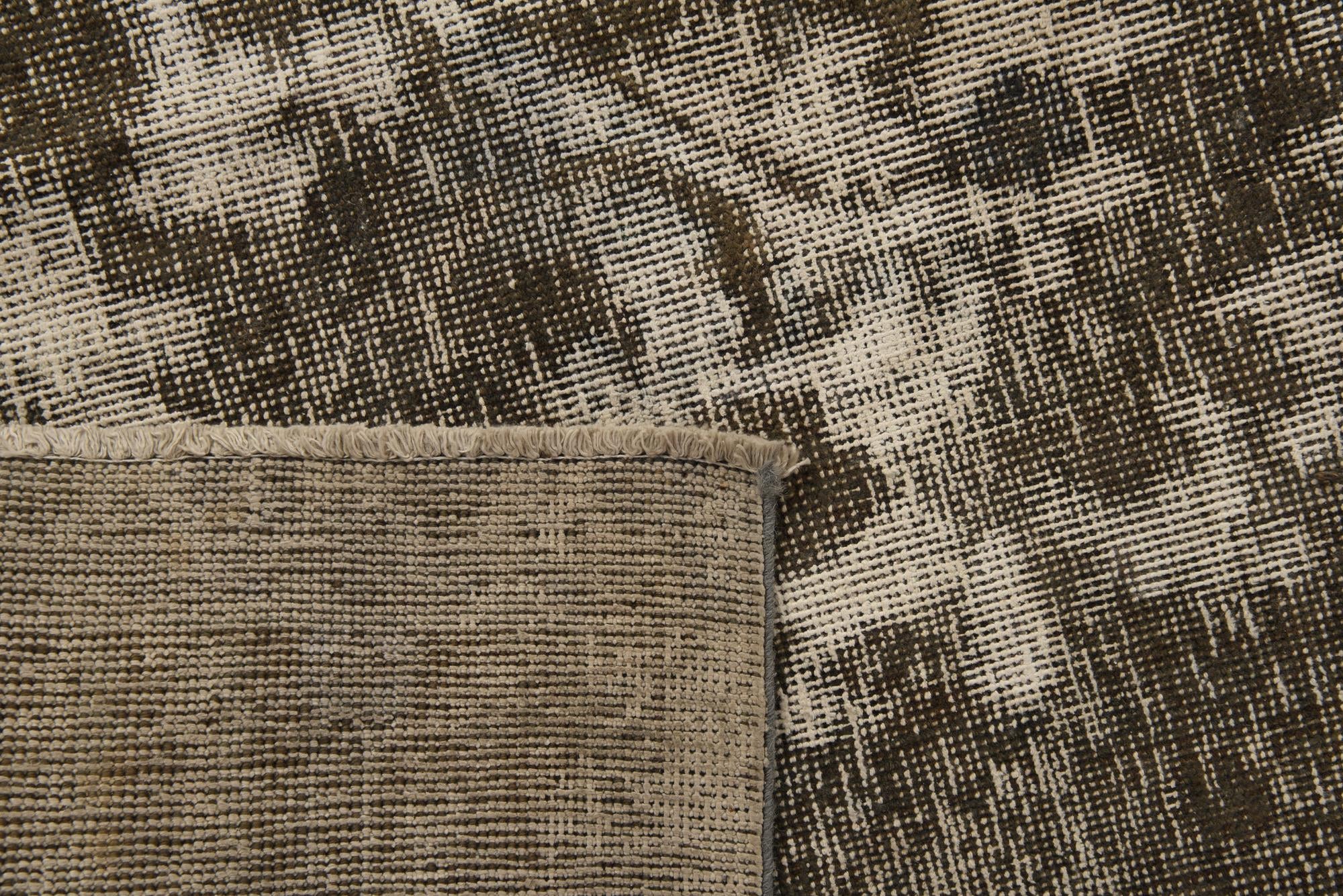 9' 5 x 12' 9 Hand Knotted Ultra Vintage Persian Wool Rug