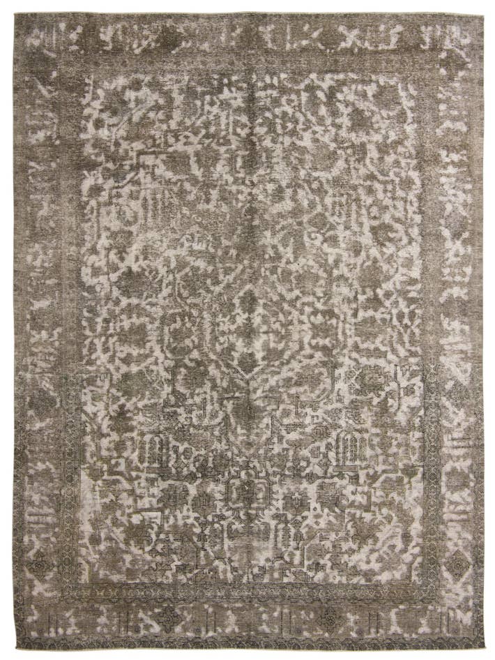 Detail image of 9' 5 x 12' 9 Hand Knotted Ultra Vintage Persian Wool Rug