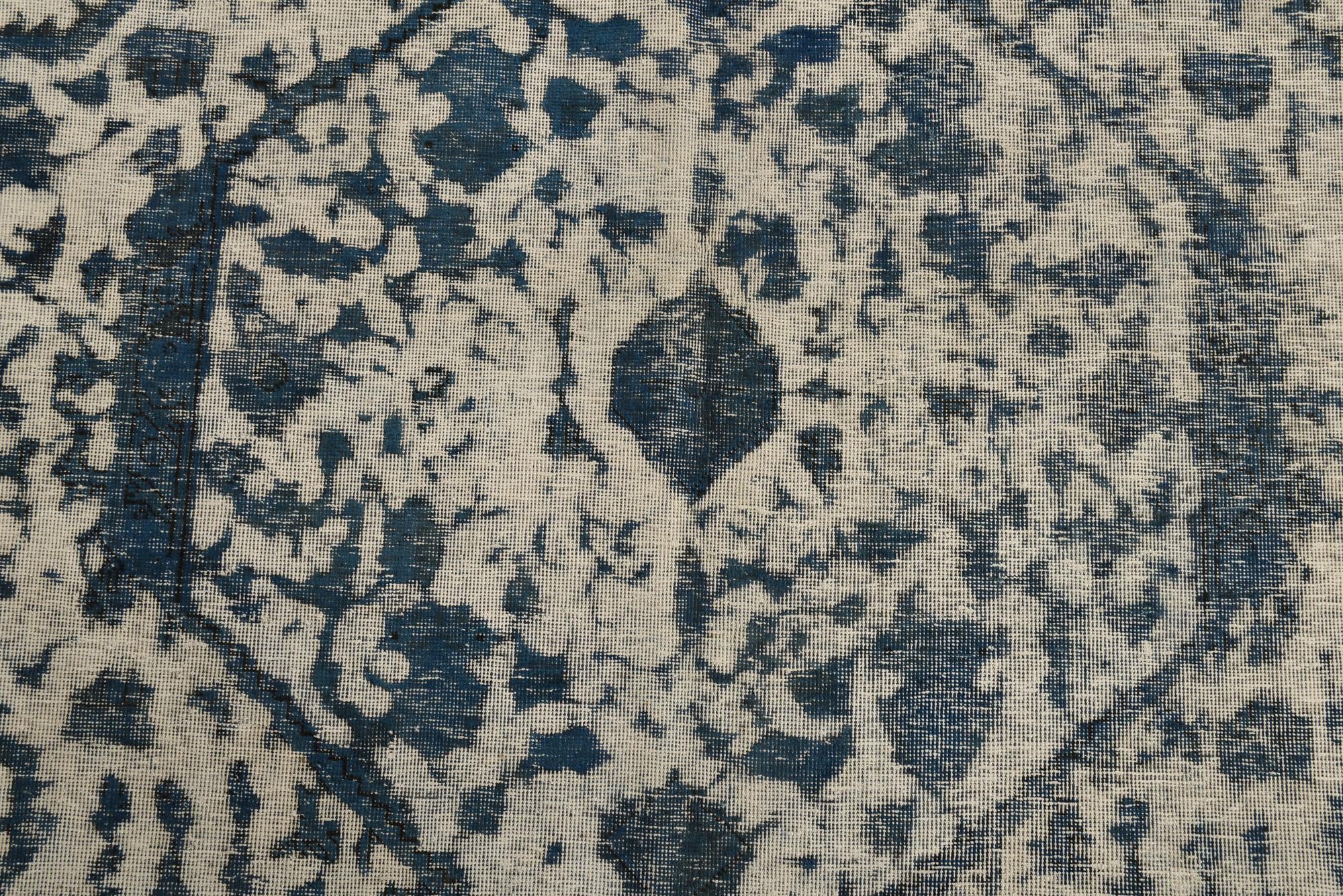 9' 8 x 12' 5 Hand Knotted Ultra Vintage Persian Wool Rug