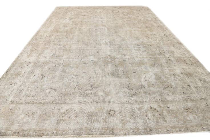 Detail image of 9' 2 x 12' 7 Hand Knotted Ultra Vintage Persian Wool Rug