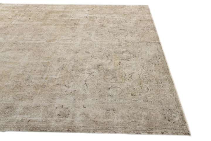 9' 2 x 12' 7 Hand Knotted Ultra Vintage Persian Wool Rug