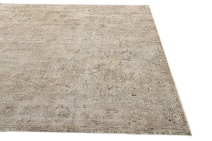 Detail image of 9' 2 x 12' 7 Hand Knotted Ultra Vintage Persian Wool Rug