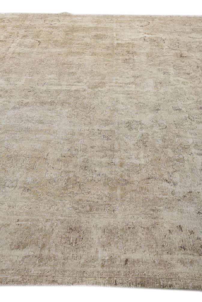 9' 2 x 12' 7 Hand Knotted Ultra Vintage Persian Wool Rug