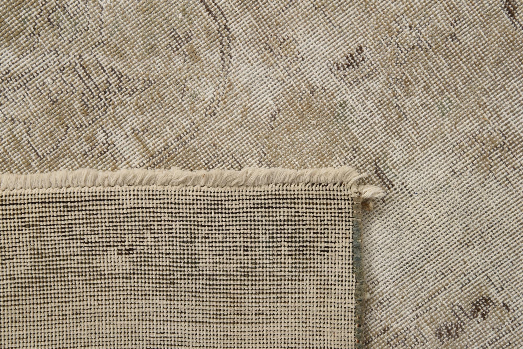 9' 2 x 12' 7 Hand Knotted Ultra Vintage Persian Wool Rug