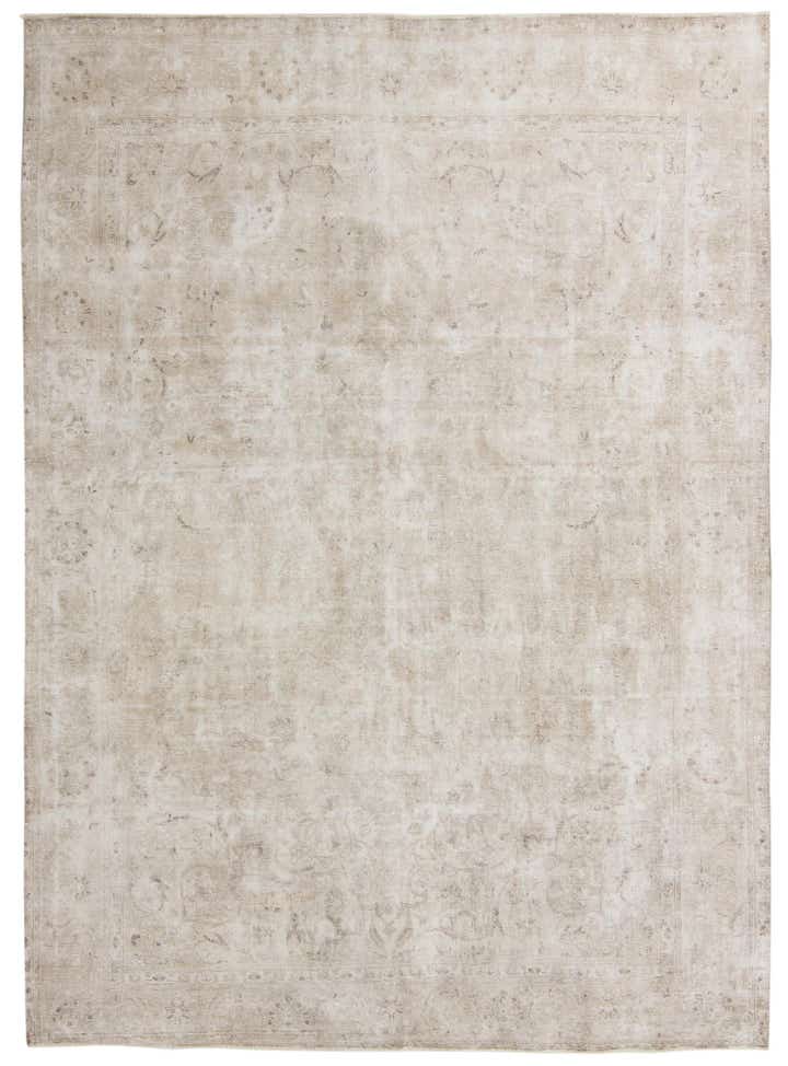 9' 2 x 12' 7 Hand Knotted Ultra Vintage Persian Wool Rug