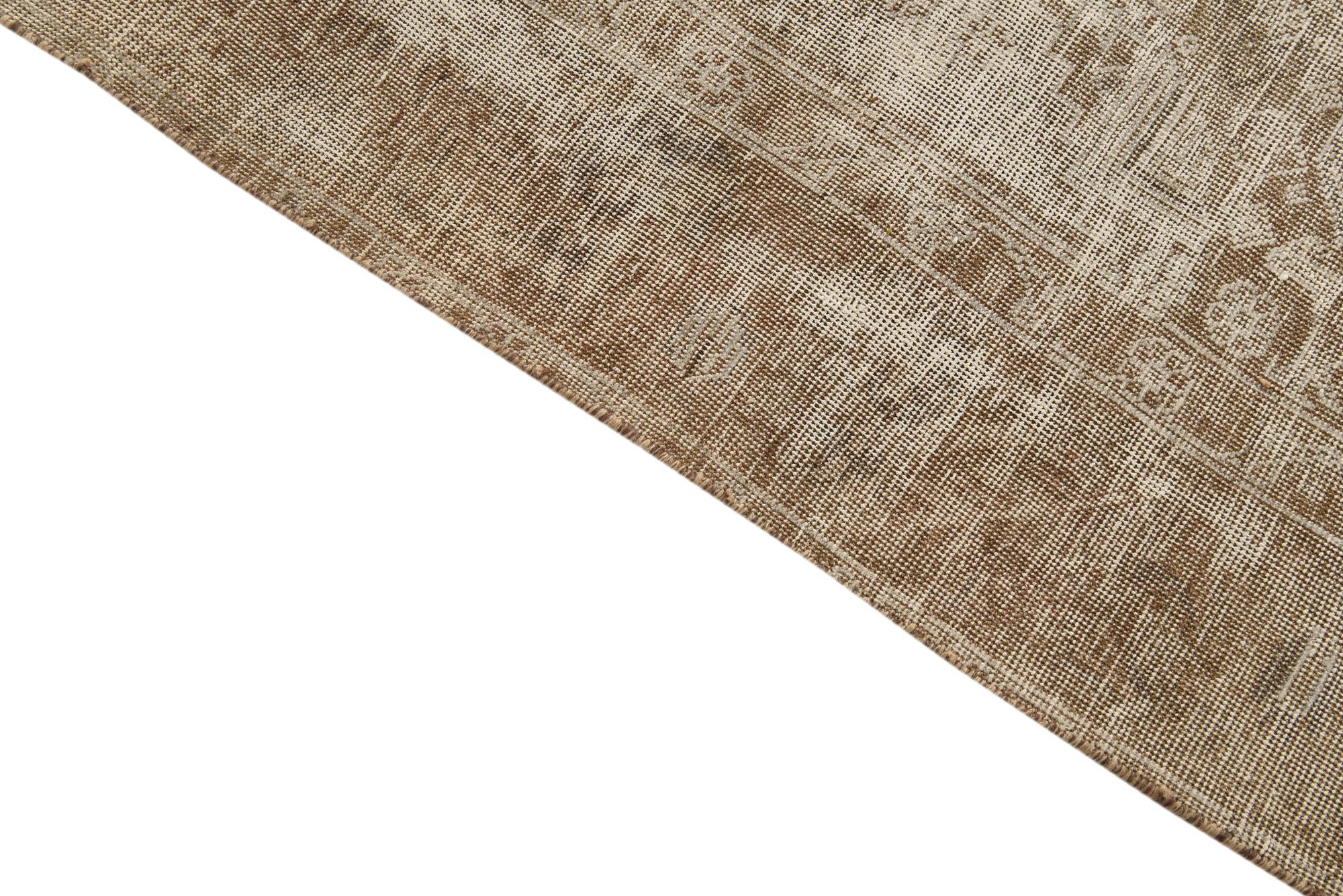 6' 6 x 9' 5 Hand Knotted Ultra Vintage Persian Wool Rug