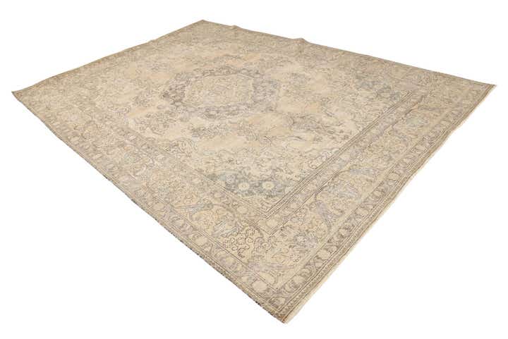 8' 3 x 11' 7 Hand Knotted Ultra Vintage Persian Wool Rug