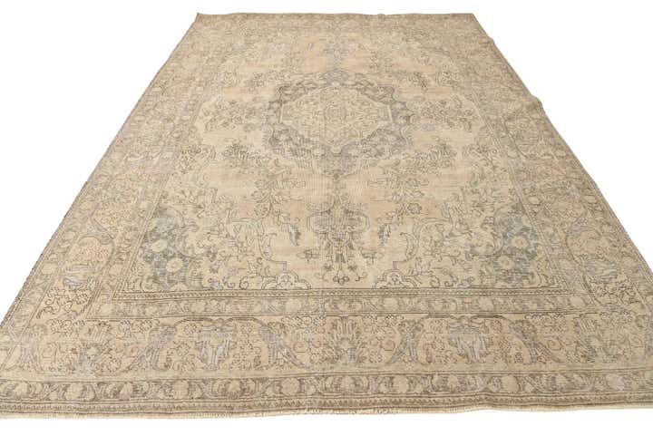 8' 3 x 11' 7 Hand Knotted Ultra Vintage Persian Wool Rug