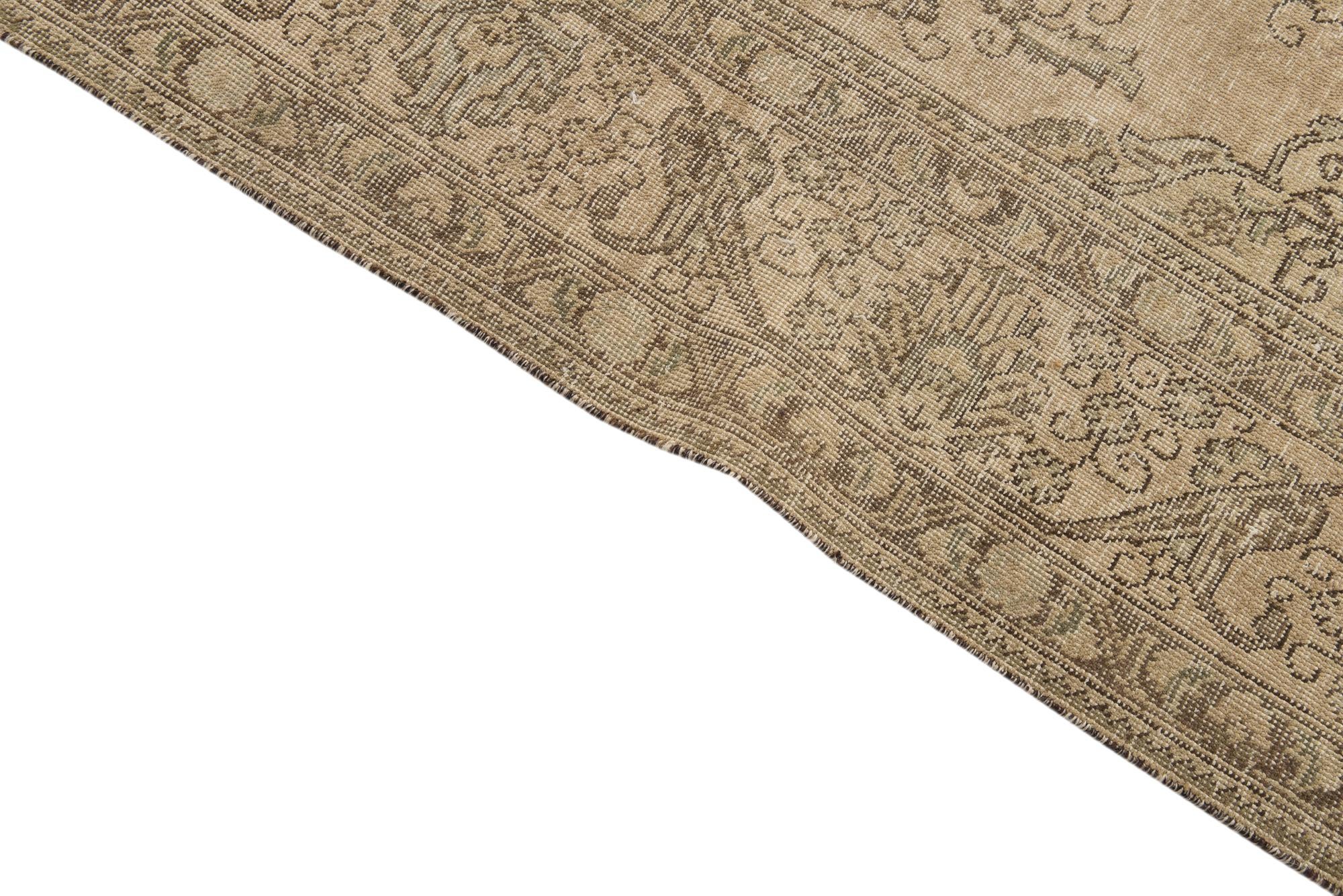 8' 3 x 11' 7 Hand Knotted Ultra Vintage Persian Wool Rug