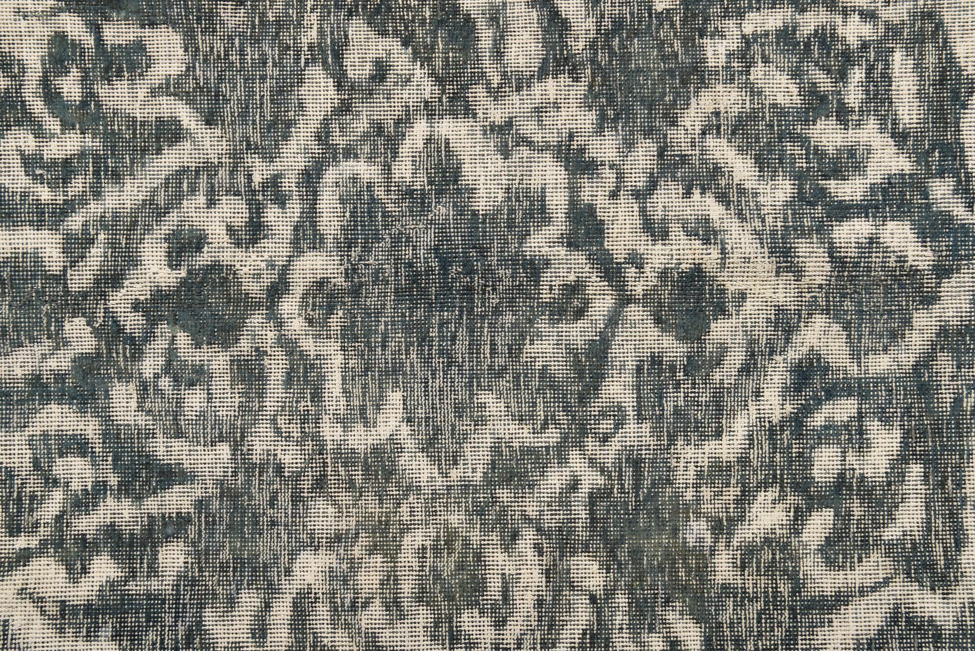 9' 7 x 12' 4 Hand Knotted Ultra Vintage Persian Wool Rug