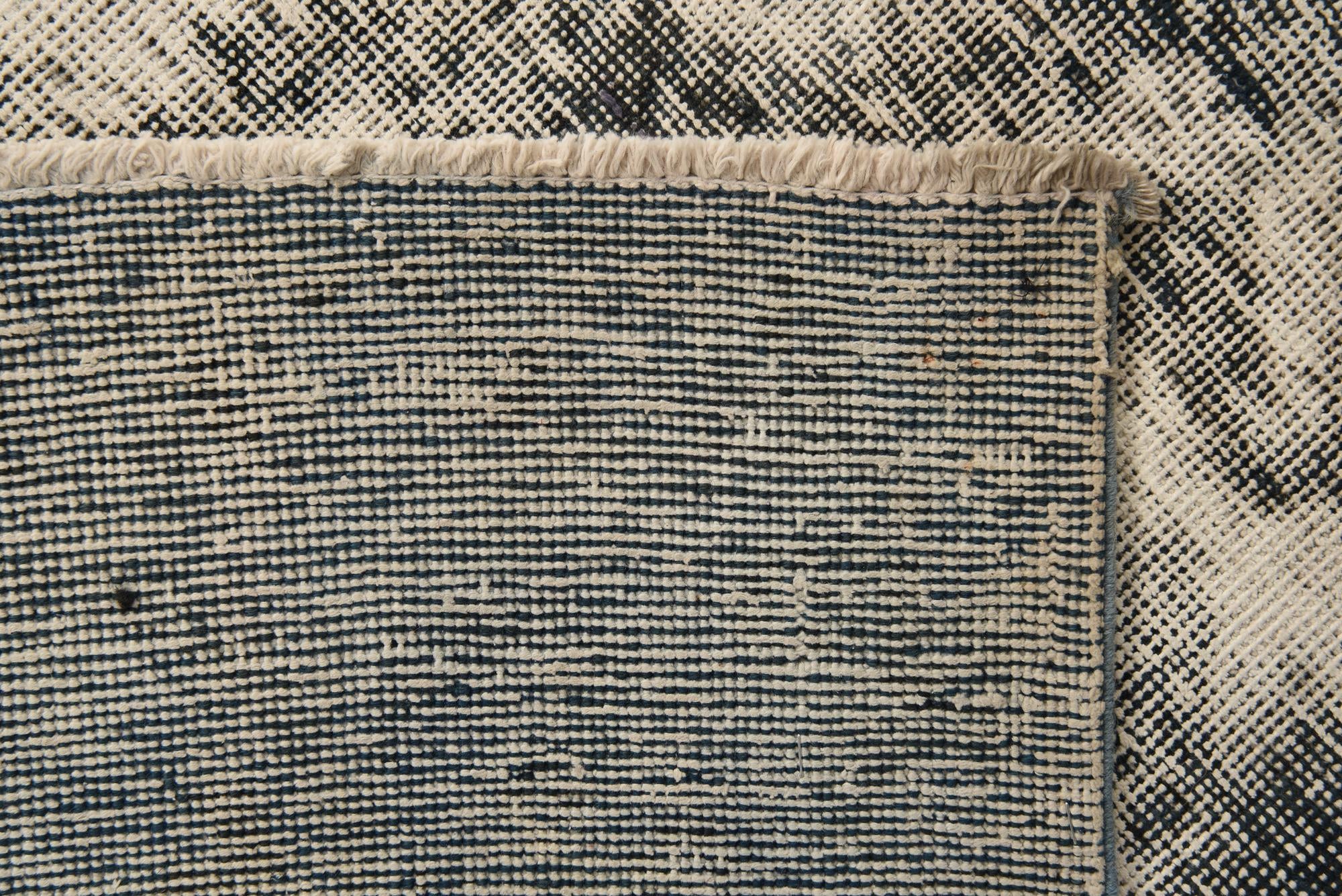 9' x 11' 9 Hand Knotted Ultra Vintage Persian Wool Rug