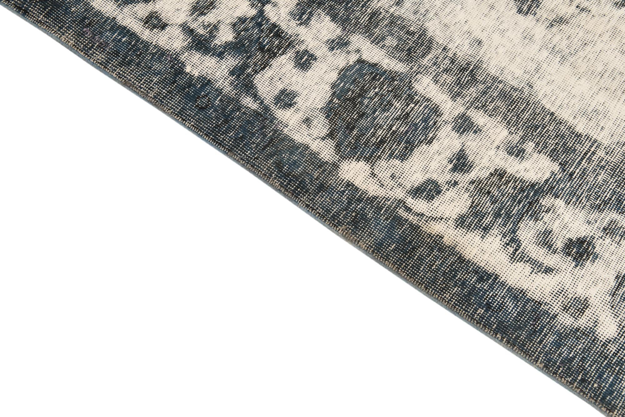 9' x 11' 9 Hand Knotted Ultra Vintage Persian Wool Rug