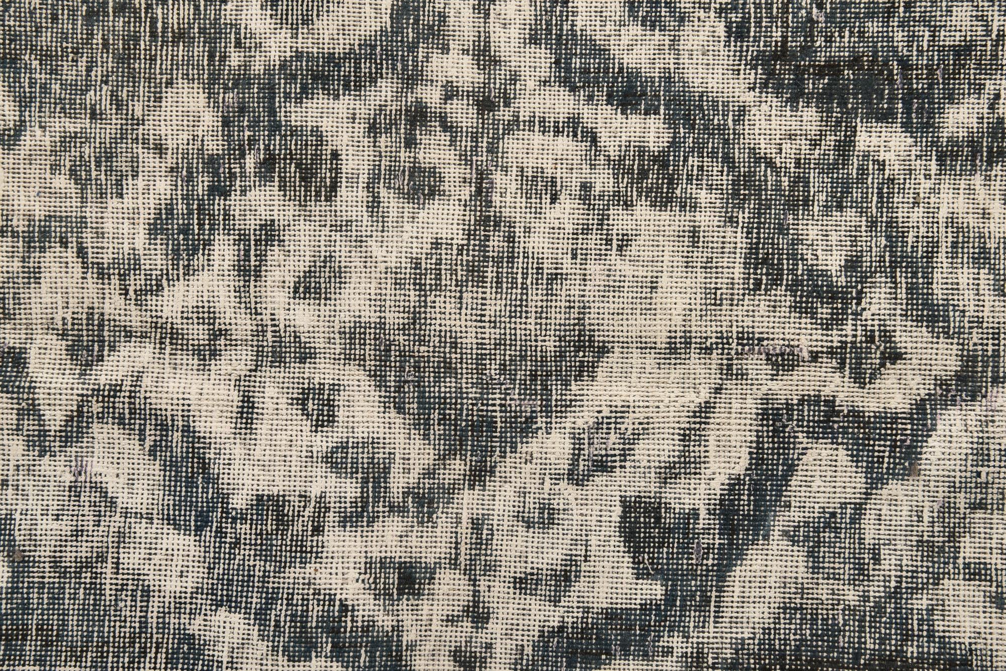 9' x 11' 9 Hand Knotted Ultra Vintage Persian Wool Rug