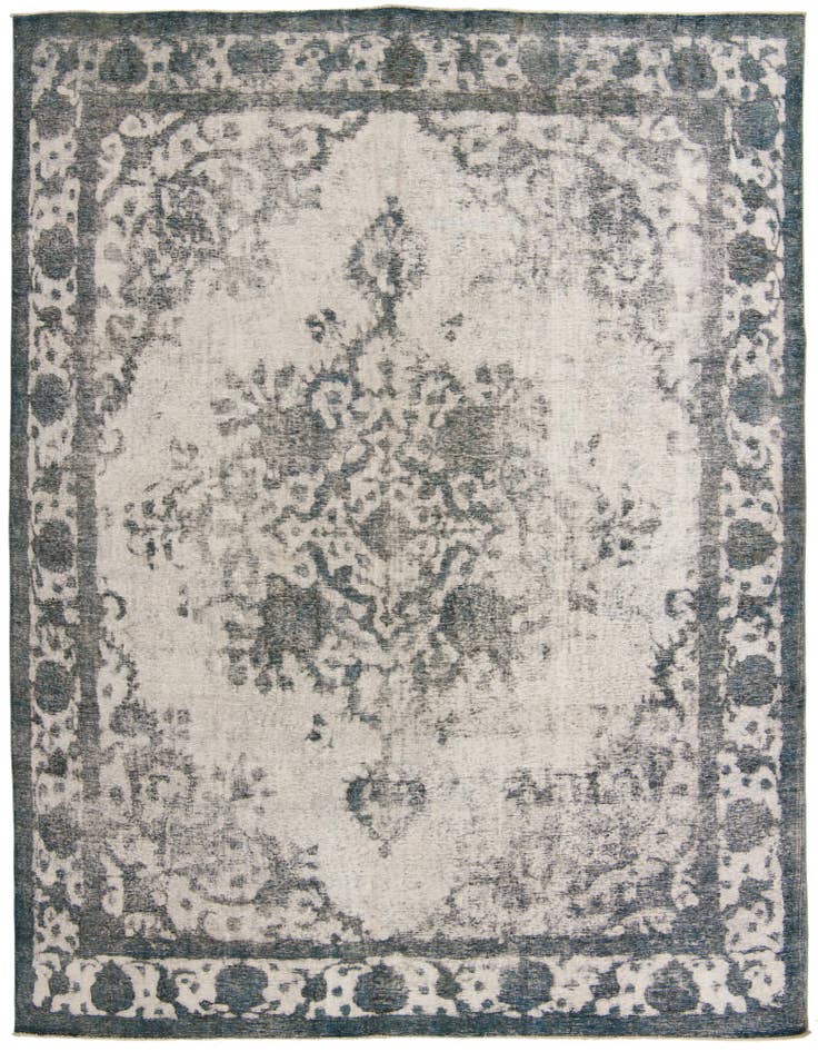 Detail image of 9' x 11' 9 Hand Knotted Ultra Vintage Persian Wool Rug