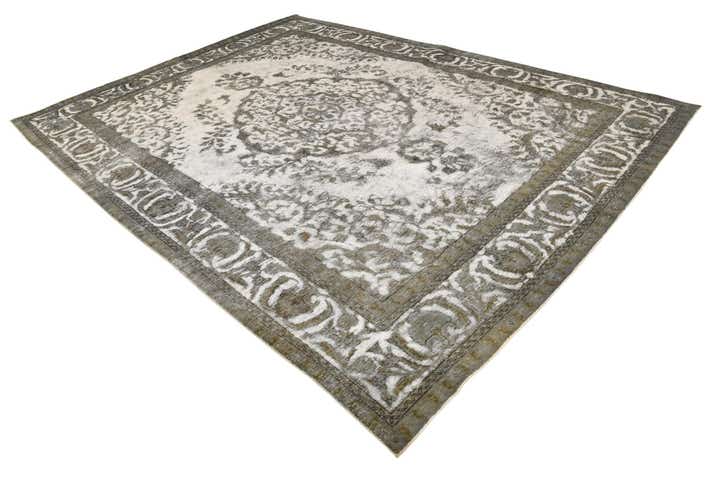 9' 8 x 12' 8 Hand Knotted Ultra Vintage Persian Wool Rug