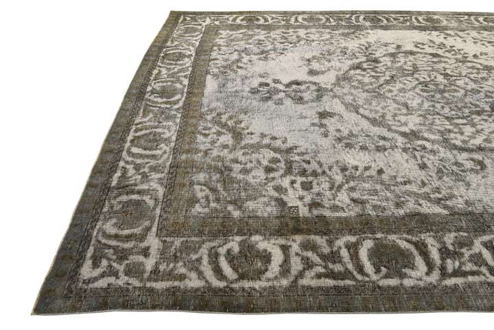 9' 8 x 12' 8 Hand Knotted Ultra Vintage Persian Wool Rug