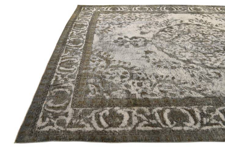 Detail image of 9' 8 x 12' 8 Hand Knotted Ultra Vintage Persian Wool Rug