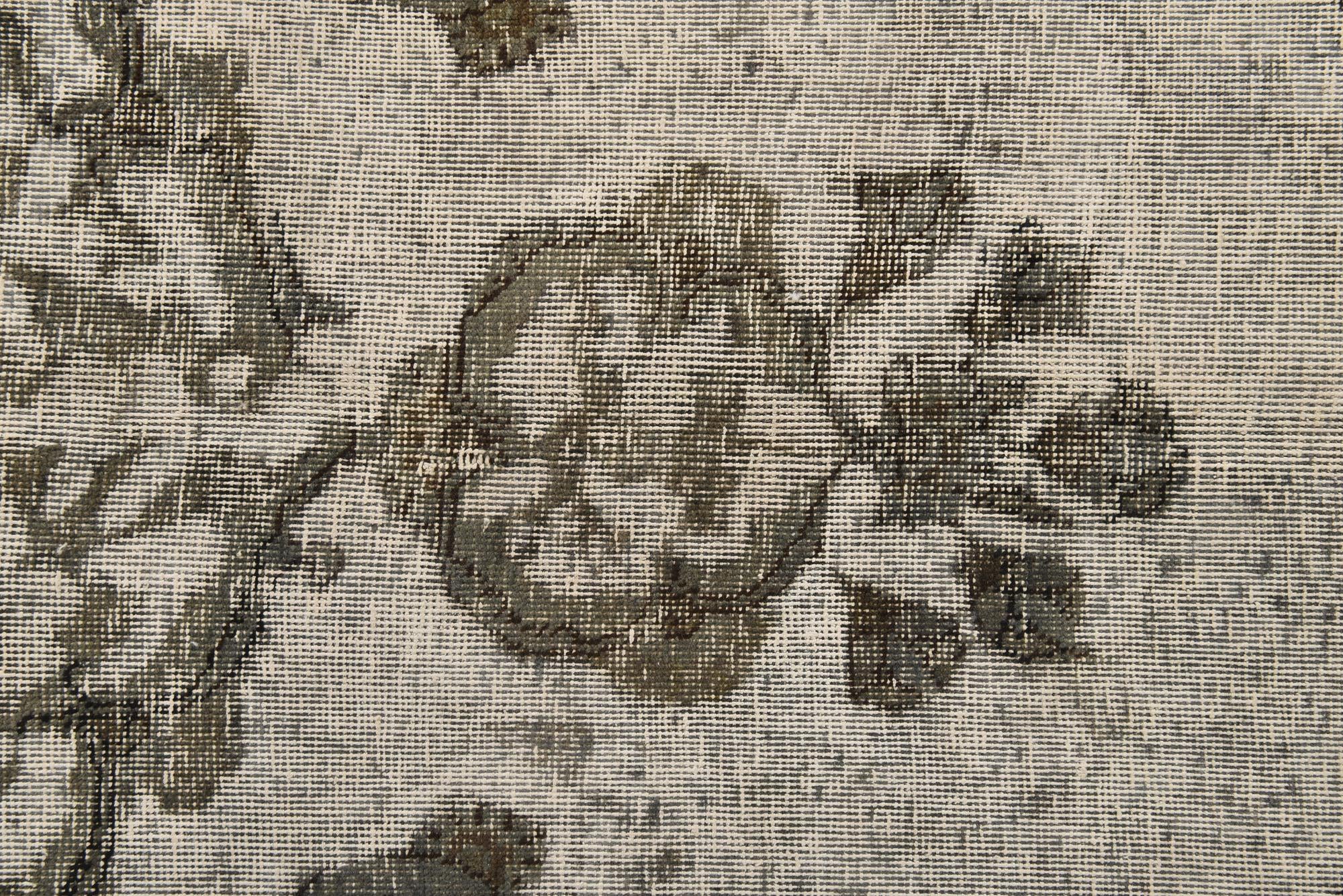 9' 8 x 12' 8 Hand Knotted Ultra Vintage Persian Wool Rug