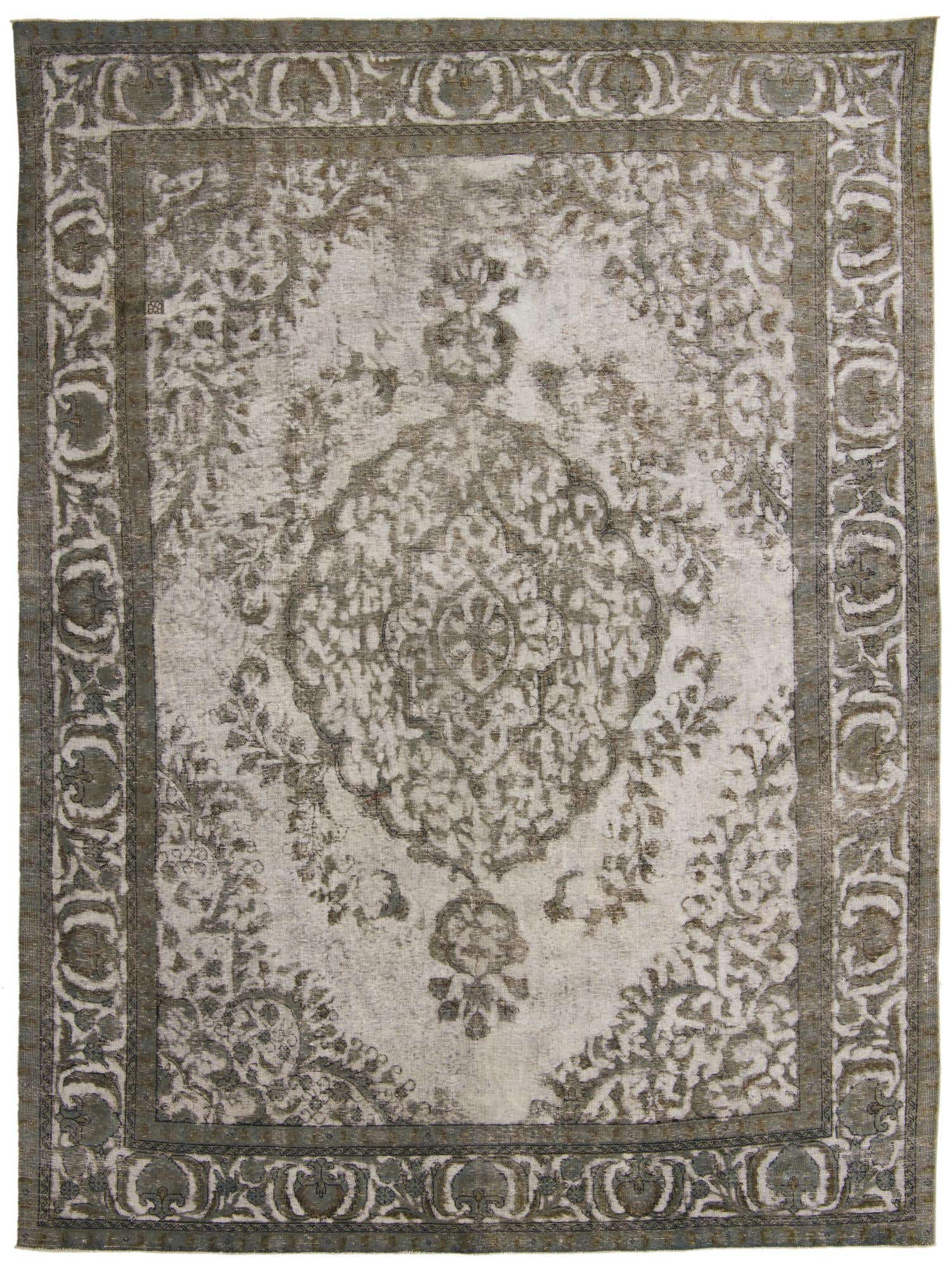 9' 8 x 12' 8 Hand Knotted Ultra Vintage Persian Wool Rug