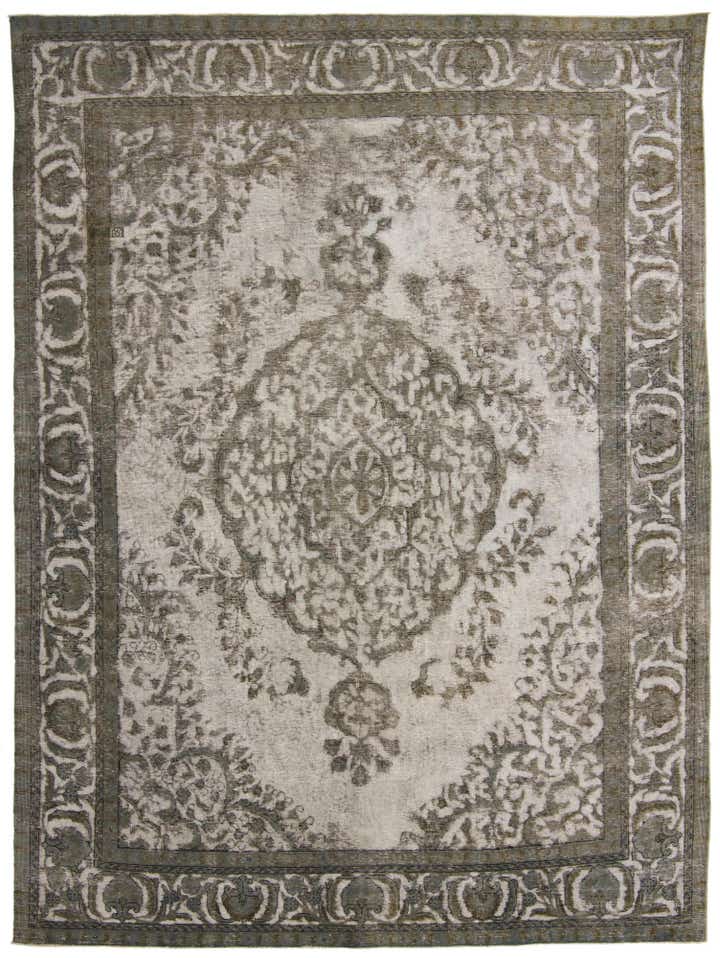 9' 8 x 12' 8 Hand Knotted Ultra Vintage Persian Wool Rug