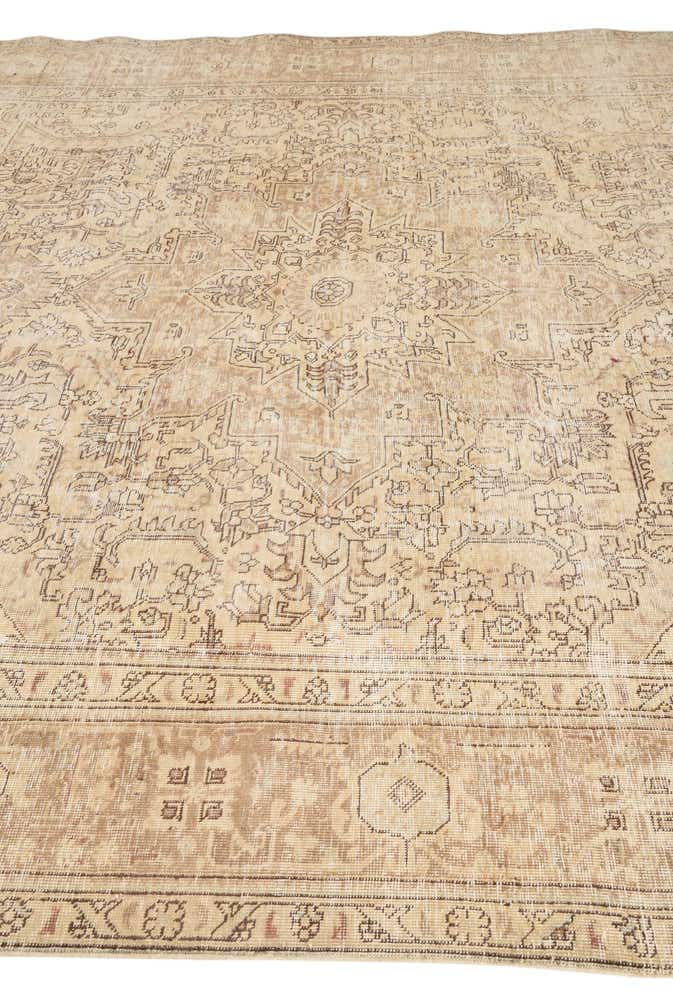 9' 3 x 12' 3 Hand Knotted Ultra Vintage Persian Wool Rug
